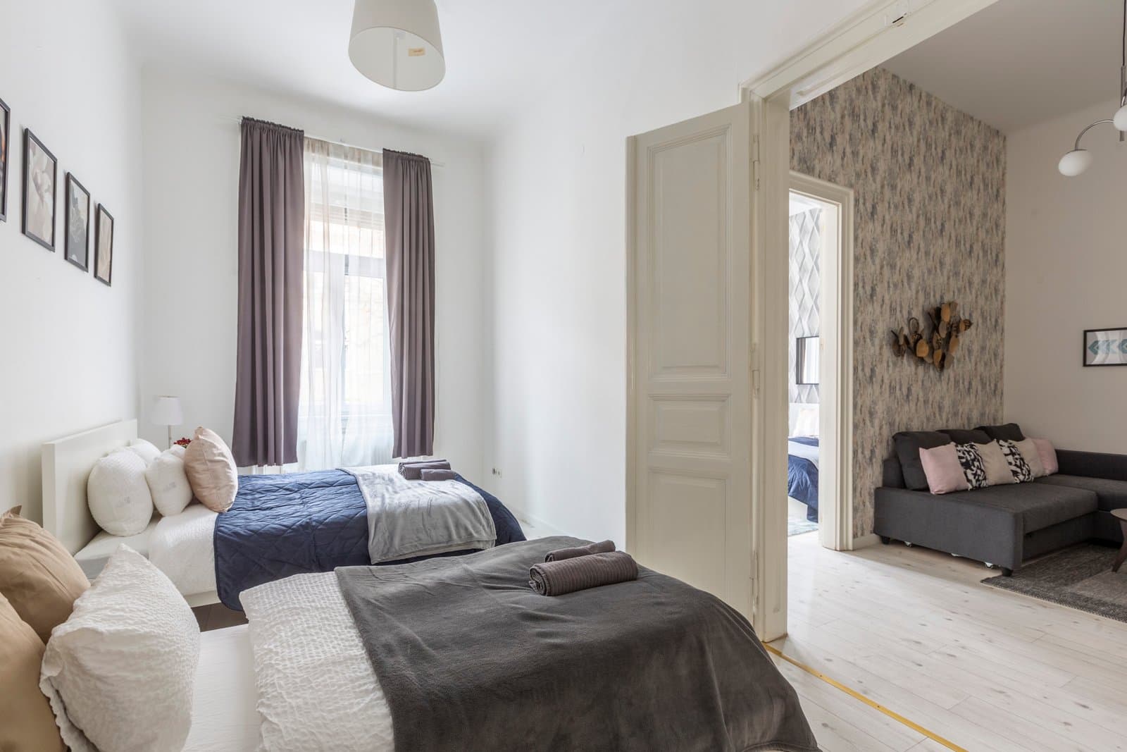 Balcony or window view — Apartment for rent in Budapest District VI