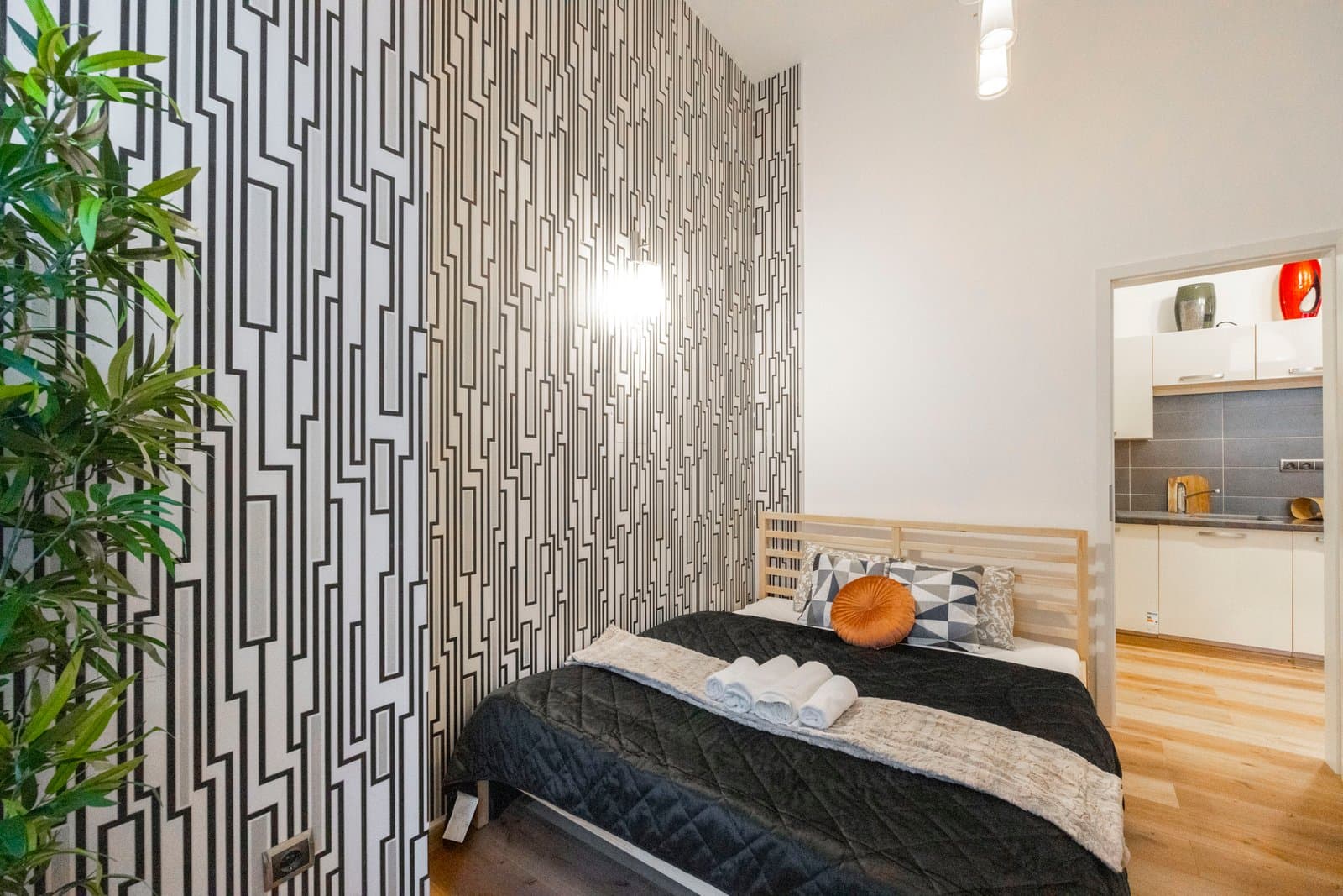 Living room — Apartment for rent in Budapest District VI