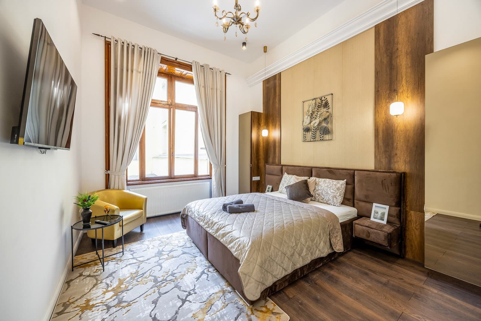 Bedroom — Apartment for Rent in Budapest – 6th District
