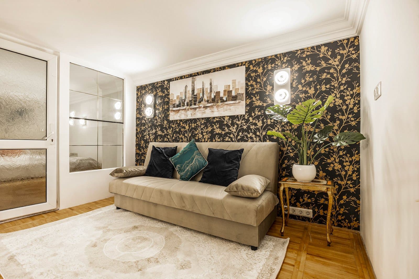 Balcony or window view — Apartment for Rent in Budapest – 6th District