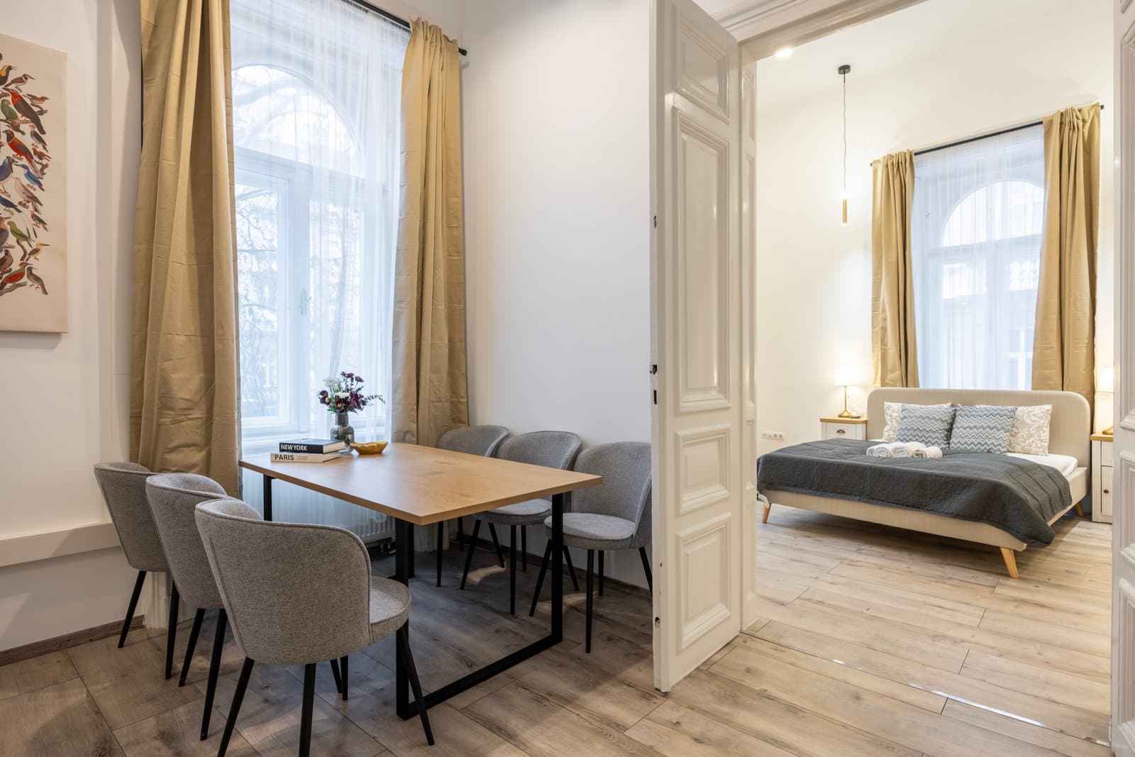 Bedroom — Apartment for Rent in Budapest – 6th District