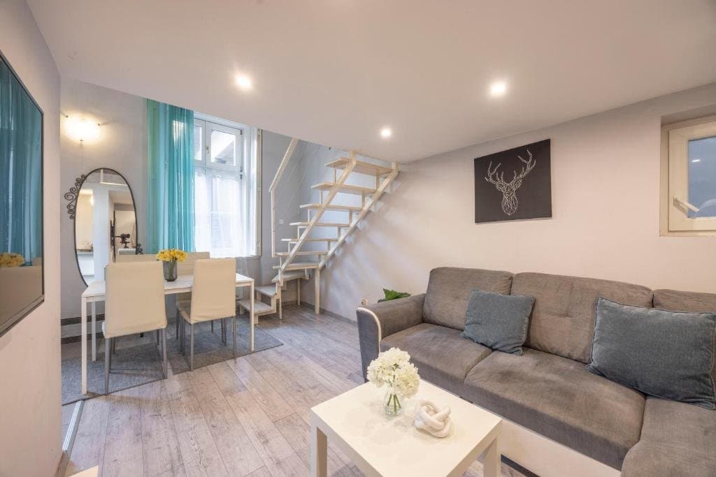 Bathroom — Studio Apartment for Rent in Budapest – 6th District