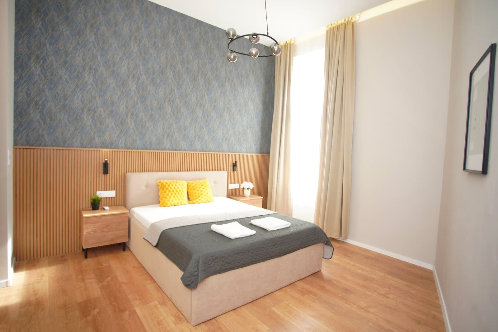 Master bedroom with private bathroom