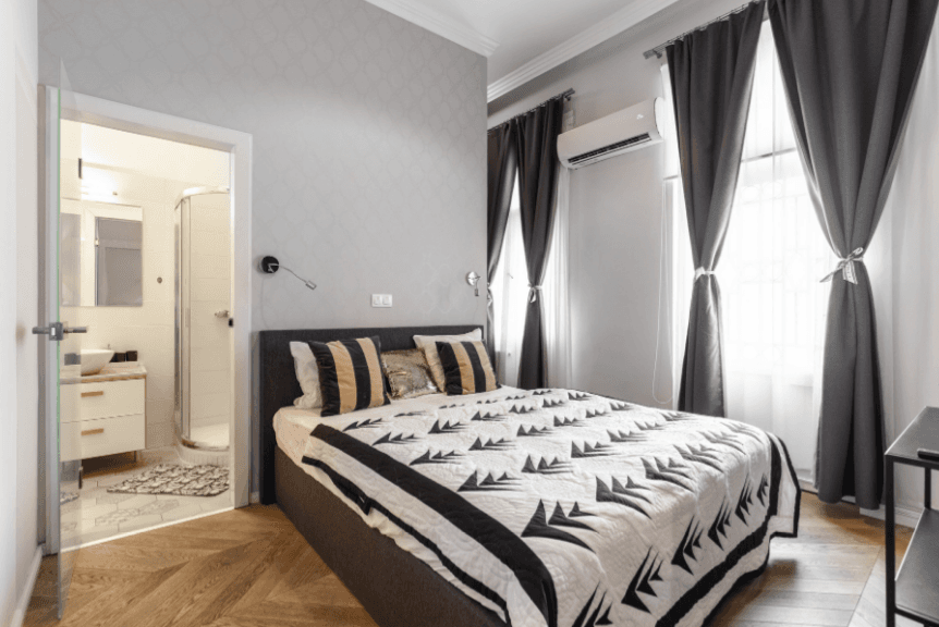 Second bedroom — Bright 2-Bedroom Apartment for Rent – Budapest 5th District