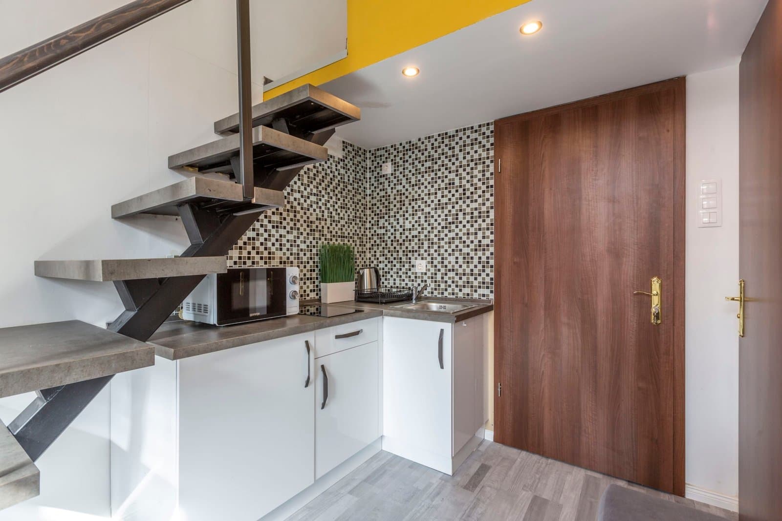 Balcony or window view — Studio Gallery Apartment for Rent – Budapest 7th District