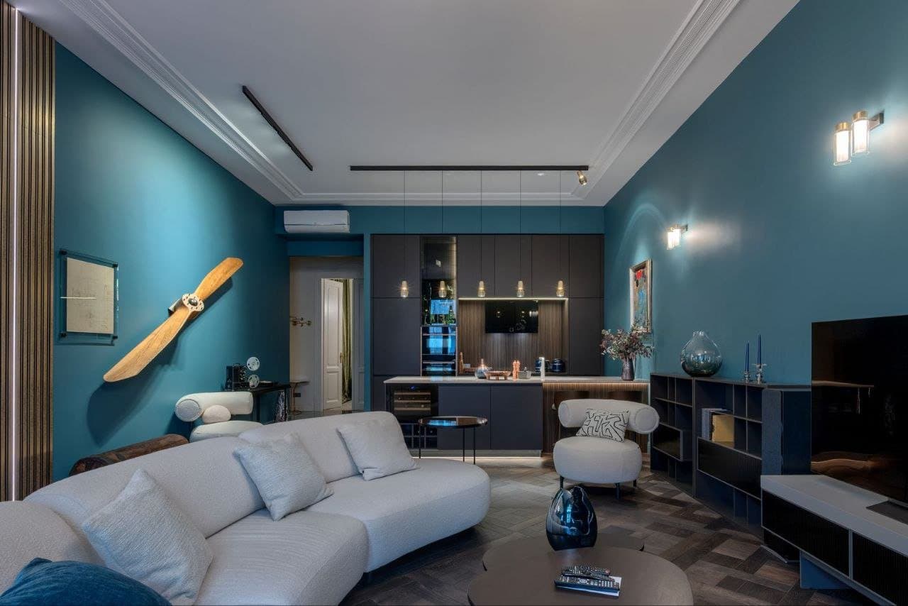 Kitchen — Luxury 2-Bedroom Apartment for Rent –  Budapest V District