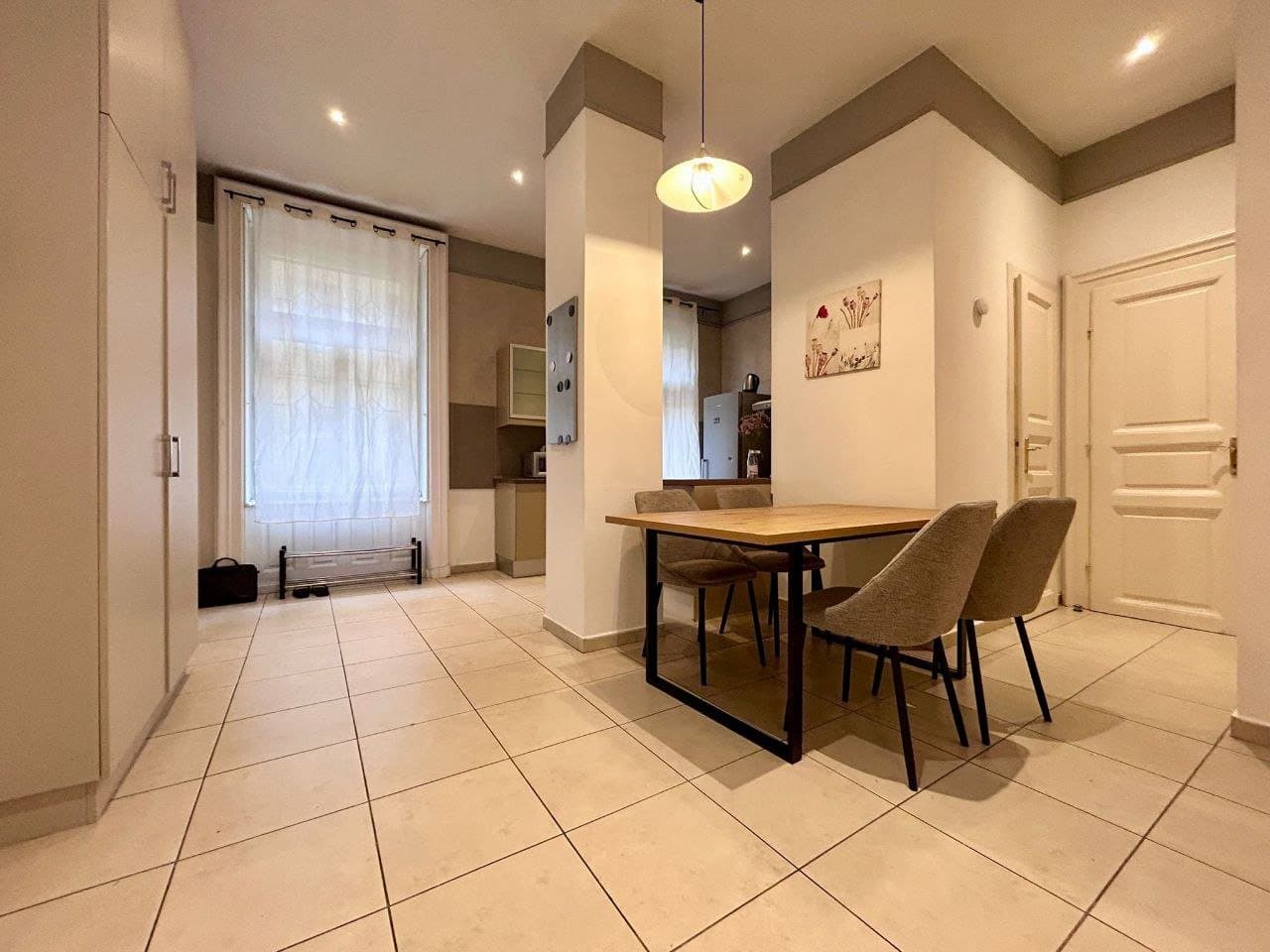 Bathroom — 3-Bedroom Apartment Budapest 9th District – For Rent