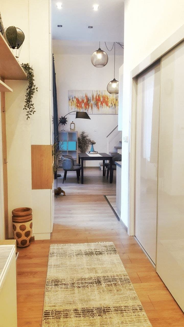 Second bedroom — Modern Gallery Apartment Budapest 6th District – For Rent