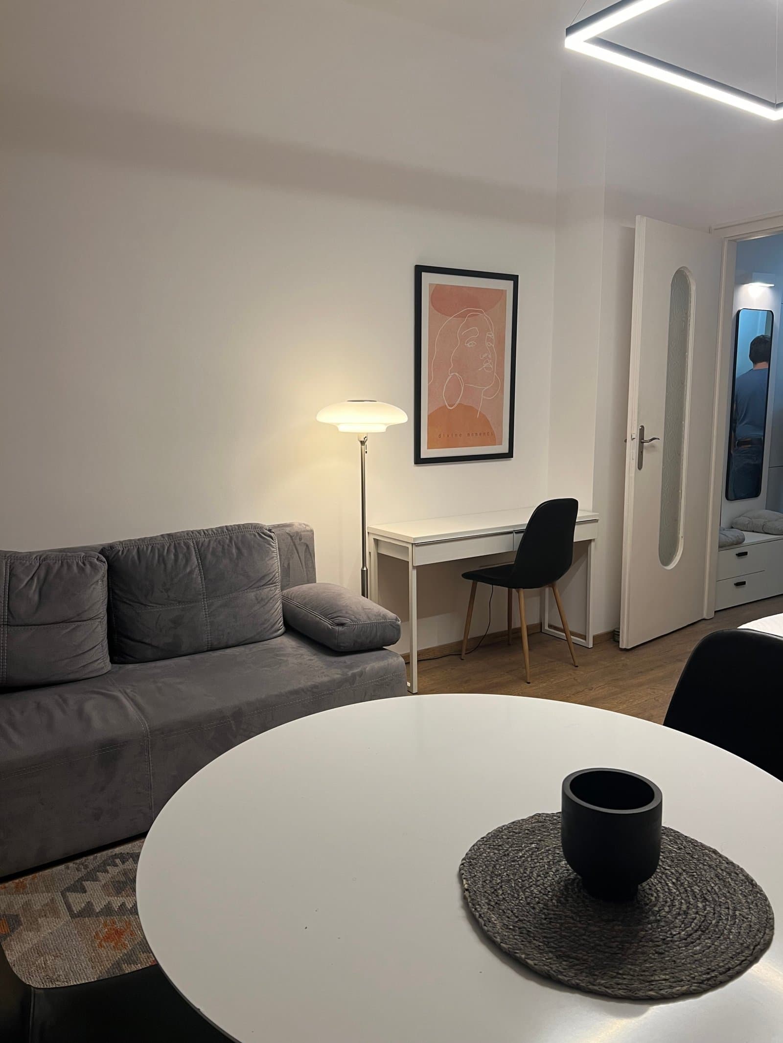Bedroom — Studio Apartment on Budapest 5th district Váci Utca – City Center Rent