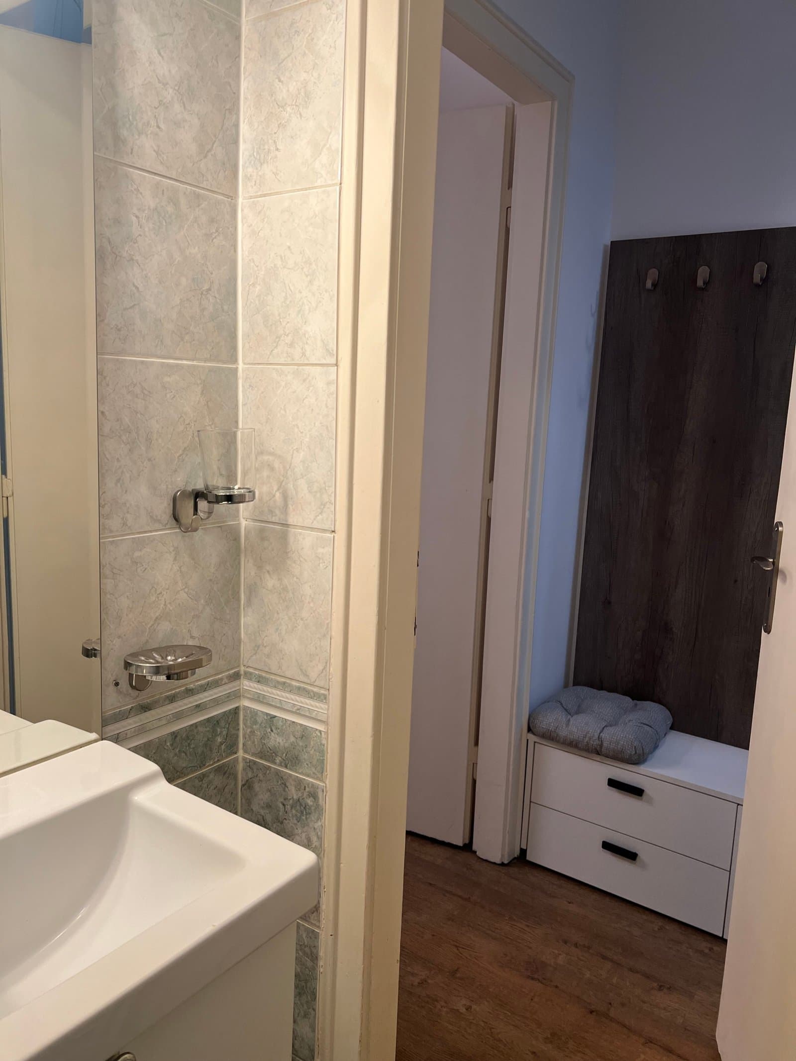 Kitchen — Studio Apartment on Budapest 5th district Váci Utca – City Center Rent