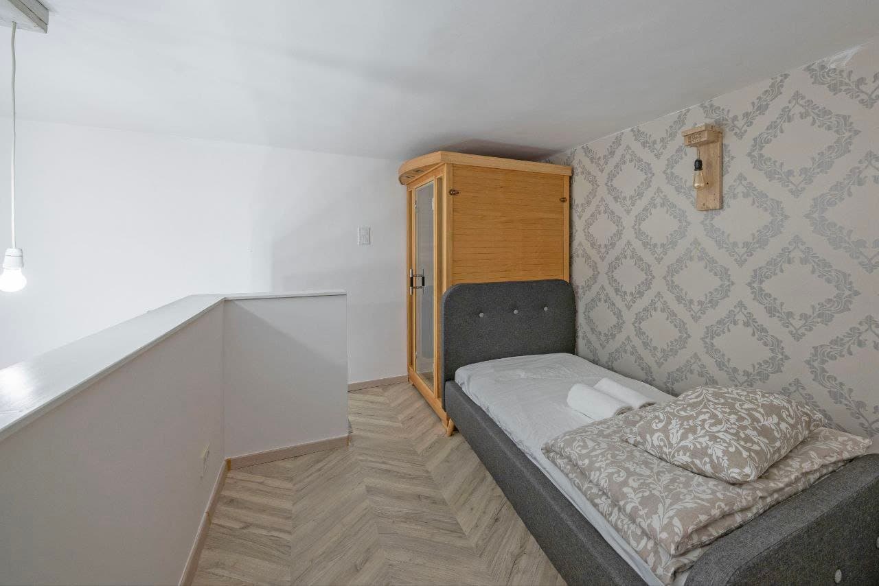 Hallway — Stylish Gallery Apartment for Rent in Budapest 7th District