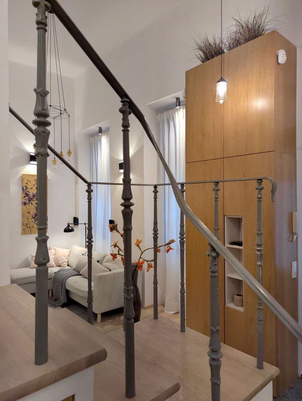 Second bedroom — Luxury Apartment Budapest 6th District – Renovated 1-Bedroom Gallery Flat with All-Inclusive Rent