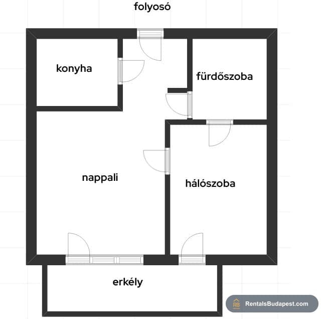 1-Bedroom Apartment for Rent - Lovag utca 8, District VI