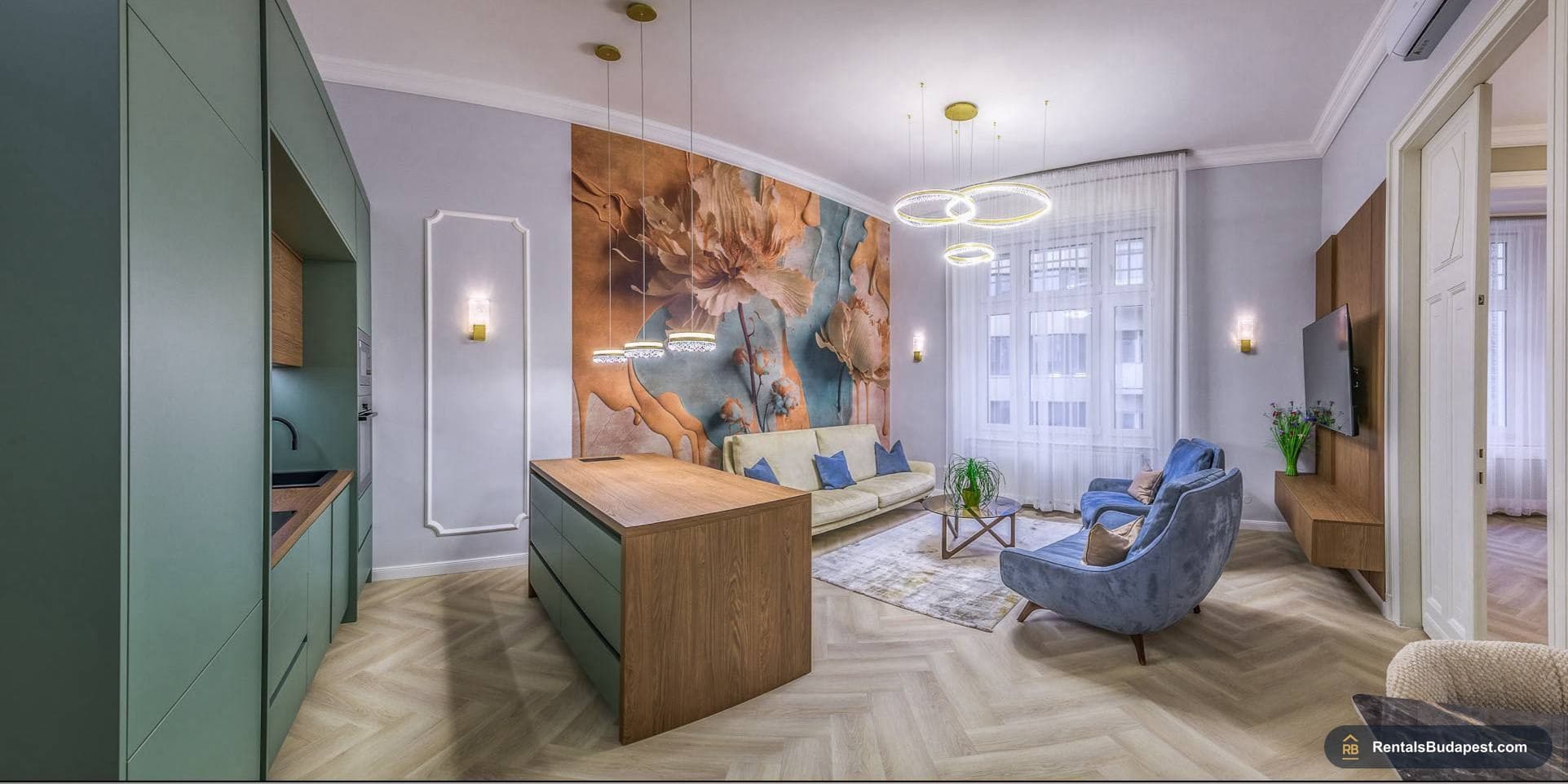 Luxury 2-Bedroom Apartment for Rent in Budapest V – Október 6. utca