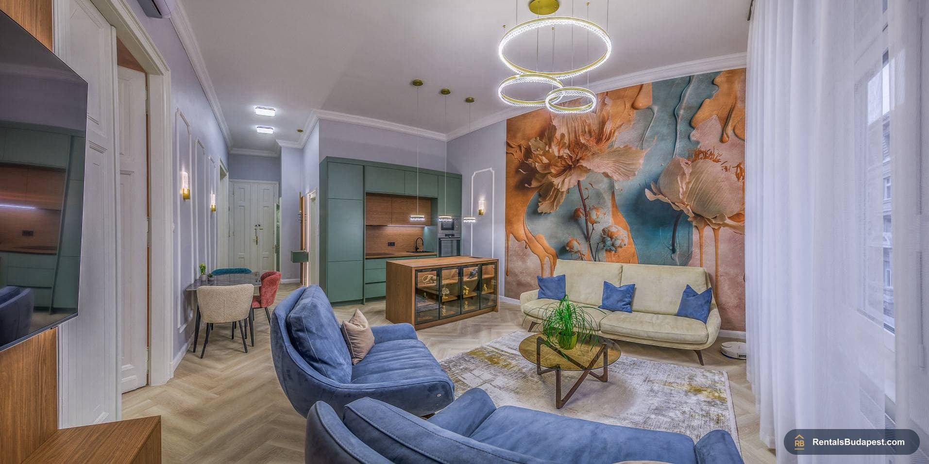 Luxury 2-Bedroom Apartment for Rent in Budapest V – Október 6. utca
