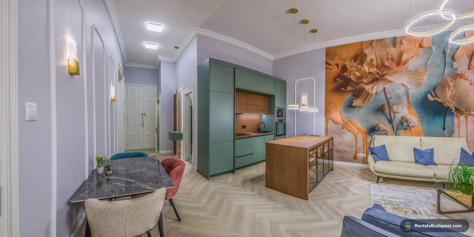 Luxury 2-Bedroom Apartment for Rent in Budapest V – Október 6. utca
