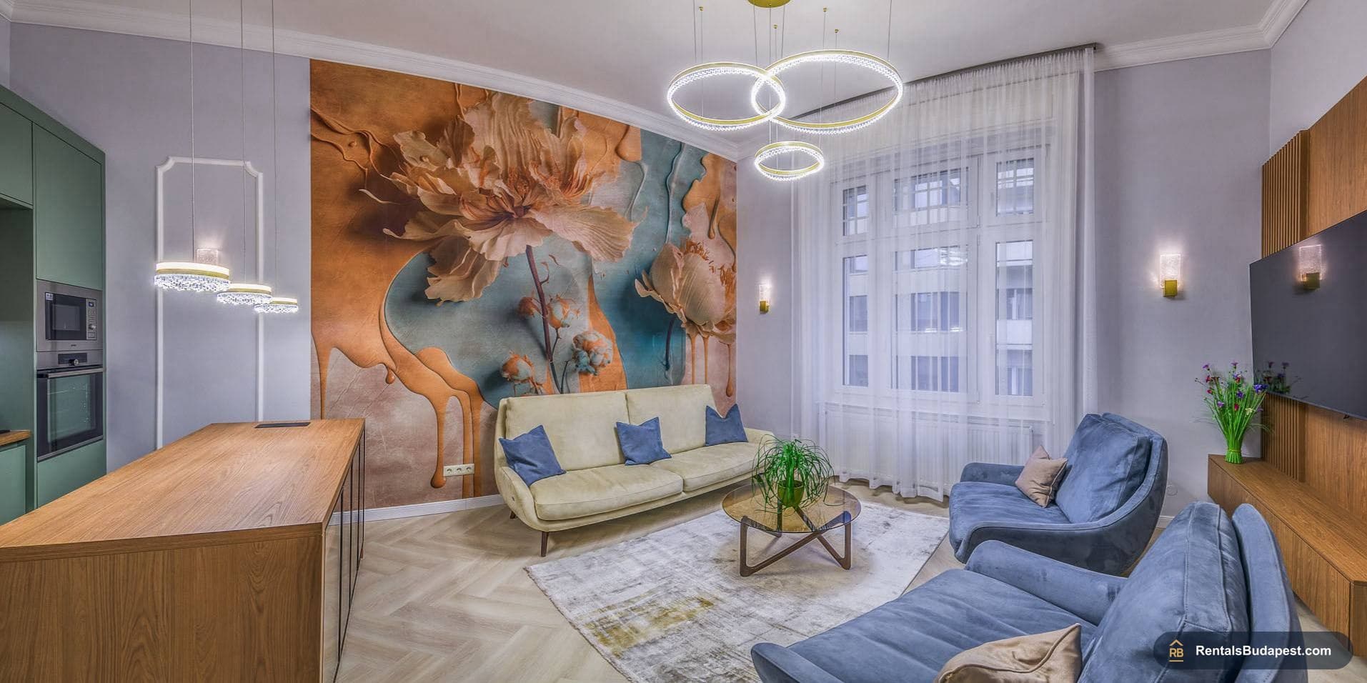 Luxury 2-Bedroom Apartment for Rent in Budapest V – Október 6. utca