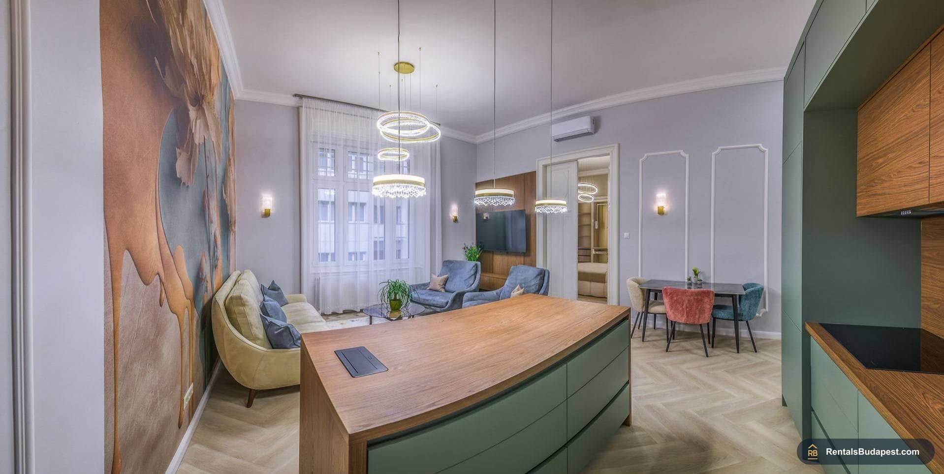 Luxury 2-Bedroom Apartment for Rent in Budapest V – Október 6. utca